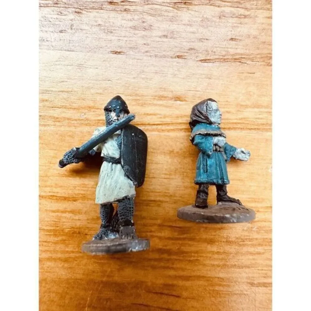 Ral Partha Miniature Fantasy AD&D‎ Hand Painted 1979 Set Of 4